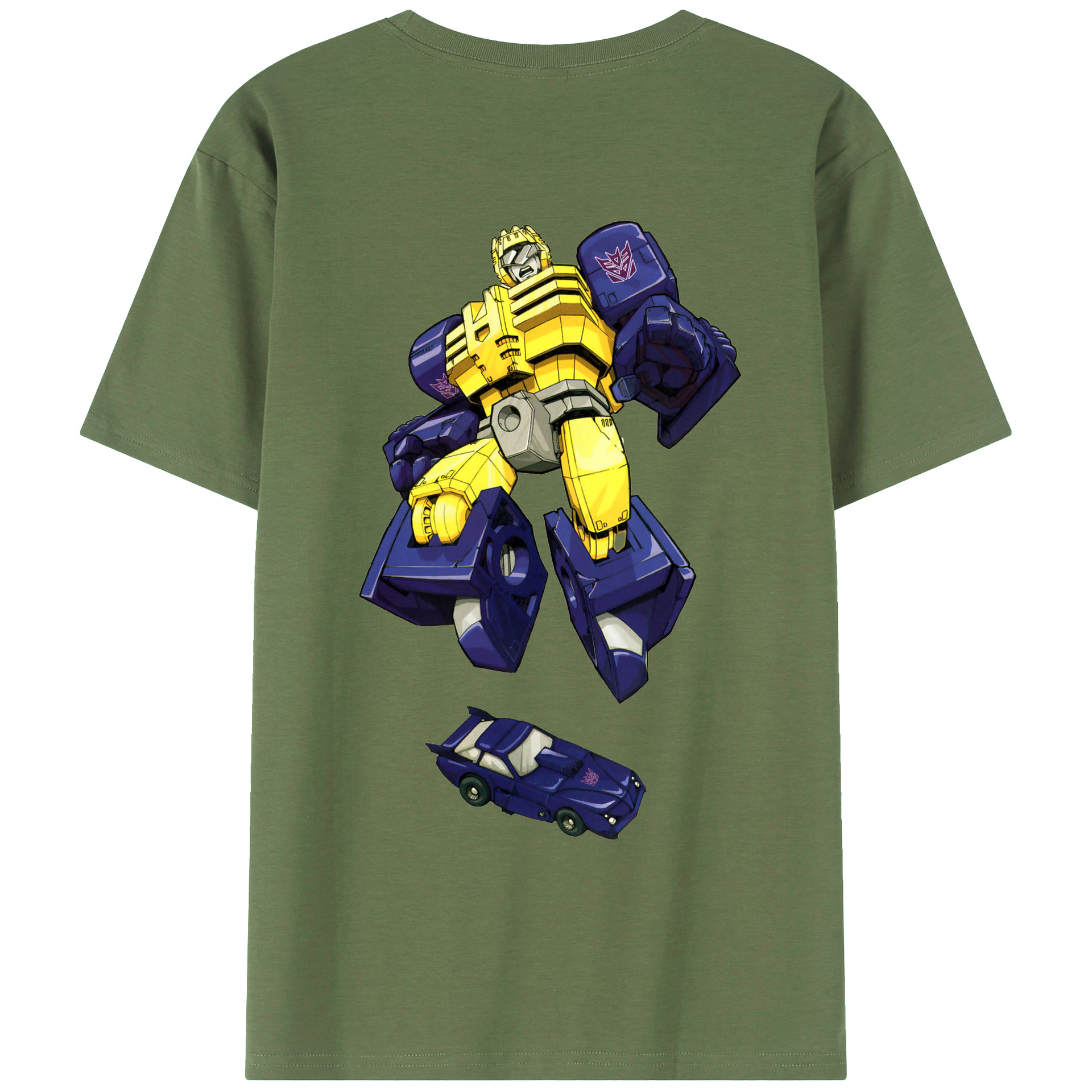 （画像用）  綿100％ メンズ半袖Tシャツ（バックプリント） 通気性